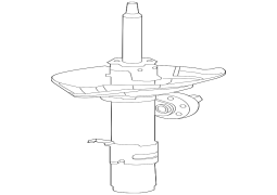 Honda OE 51621T2A325 - Ön Sol Asma Amortizator