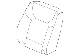 Honda OE 04811SZAA40ZC - Qabaq Sağ Oturacaq Arxa Yastıq Qapağı