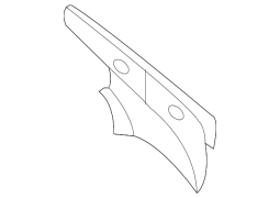 Mazda OE TD1151PB1C - Sağ üst kapotun qəliblənməsi