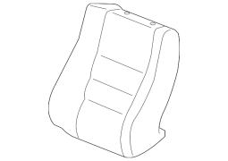 Honda OE 04811TA5A52ZC - Qabaq Sağ Oturacaq Arxa Yastıq Qapağı