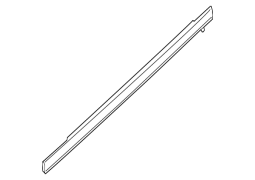 Mazda OE EG2150640H - Qabaq Sağ Xarici Qapı Pəncərə Kəməri Hava zolağı