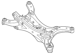 Mazda OE GHP92880XE - Arxa Asma Alt Çərçivə Çarxı