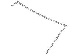 Mazda OE GBEF50601 - Ön şüşənin qəliblənməsi