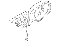 Mazda OE GK2A6918ZBB - Sol Qapı Güzgüsü