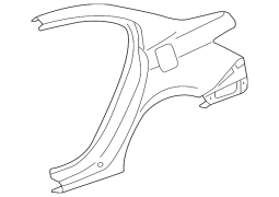 Honda OE 04646TA5A90ZZ - Arxa Sol Quarter Panel