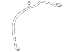 Mazda OE GHS461462A - A/C soyuducu əmzik hortumu