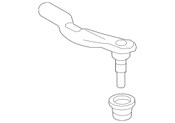 Honda OE 53560TLAA51 - Sol xarici sükan çarxının sonu