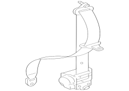 Mazda OE TDY157L9034 - Ön Sol Təhlükəsizlik Kəməri Qutağı və Çiyin Kəməri