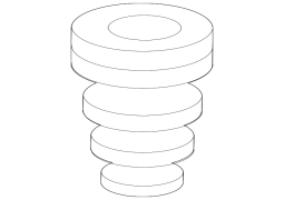 Honda OE 52722TK4A01 - Arxa yay izolyatoru