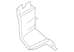 Mazda OE KD45501U1A - Sağ Radiator Montaj Kronşteyi