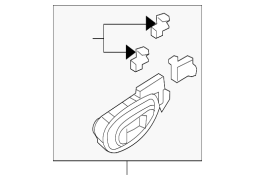 Honda OE 72160SNAA21ZB - Ön Sol Daxili Daxili Qapı Dəstəyi