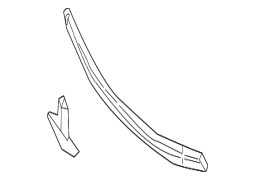 Mazda OE BBM456750 - Qabaq mərkəzi kapot möhürü