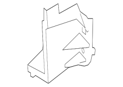 Mazda OE KD45501V1A - Sol Radiator Montaj Kronşteyi