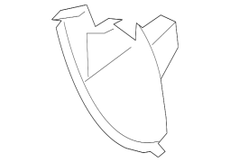 Mazda OE EG2150351A - Arxa Sol Bamper Sıçrama Qalxanı