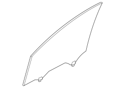 Honda OE 73350TK8A20 - Ön Sol Qapı Şüşəsi