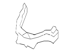 Honda OE 71140T1WA00 - Qabaq sağ fara mötərizəsi