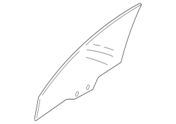 Mazda OE GK2A59511B - Ön Sol Qapı Şüşəsi