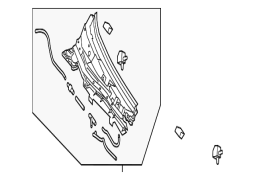 Mazda OE GHP9507R0A - Sağ Qapaq Qapağı
