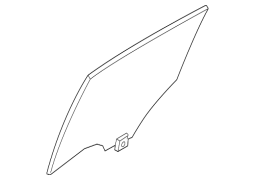 Mazda OE BHN173510A - Arxa Sol Qapı Şüşəsi