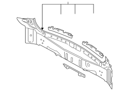 Mazda OE TD117075XD - Arxa Arxa Korpus Paneli