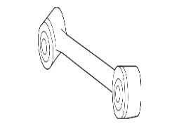 Honda OE 52340TA0A00 - Arxa Sağ Yuxarı İrəli Asma İdarəetmə Qolu
