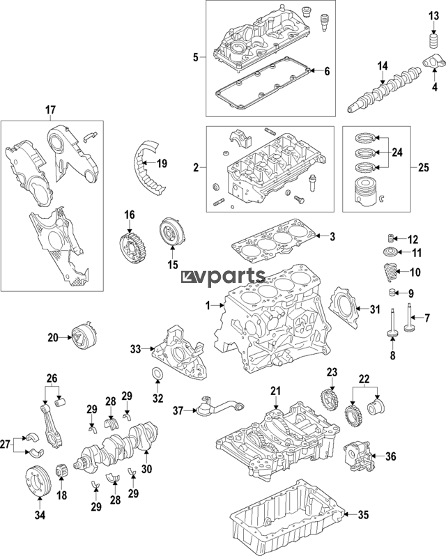 Volkswagen  Passat  - Mühərrik Silindr  Başlığı Araqatı