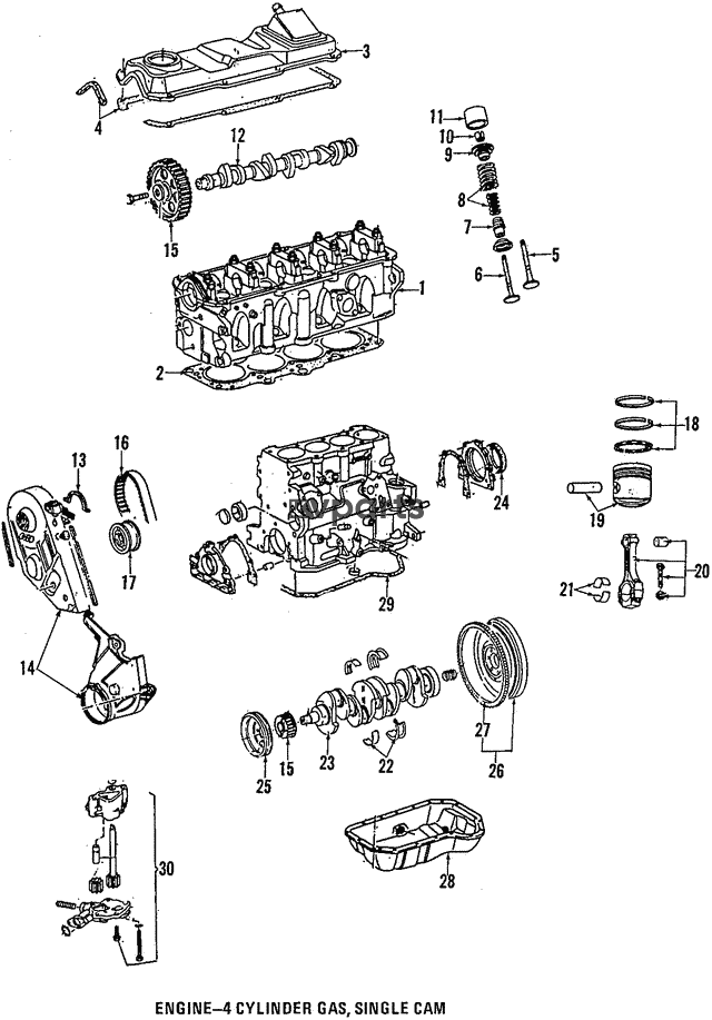 Volkswagen Jetta - Mühərrik Klapan Qapağı  Araqatı