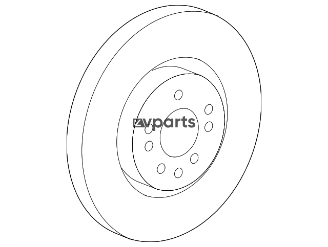 Ön disk əyləc rotoru  - Mercedes-Benz  Vito