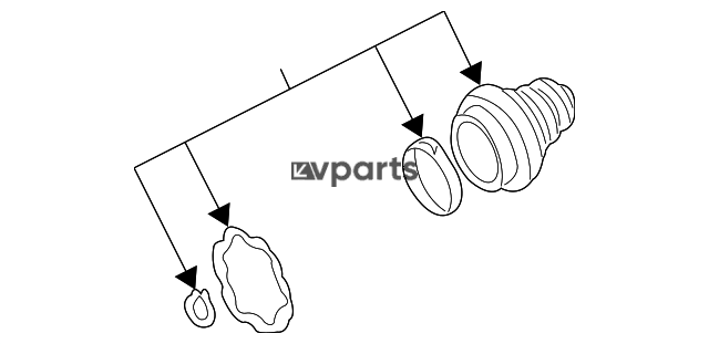 Volkswagen  EuroVan	  - Ön Daxili CV Birgə Çəkmə