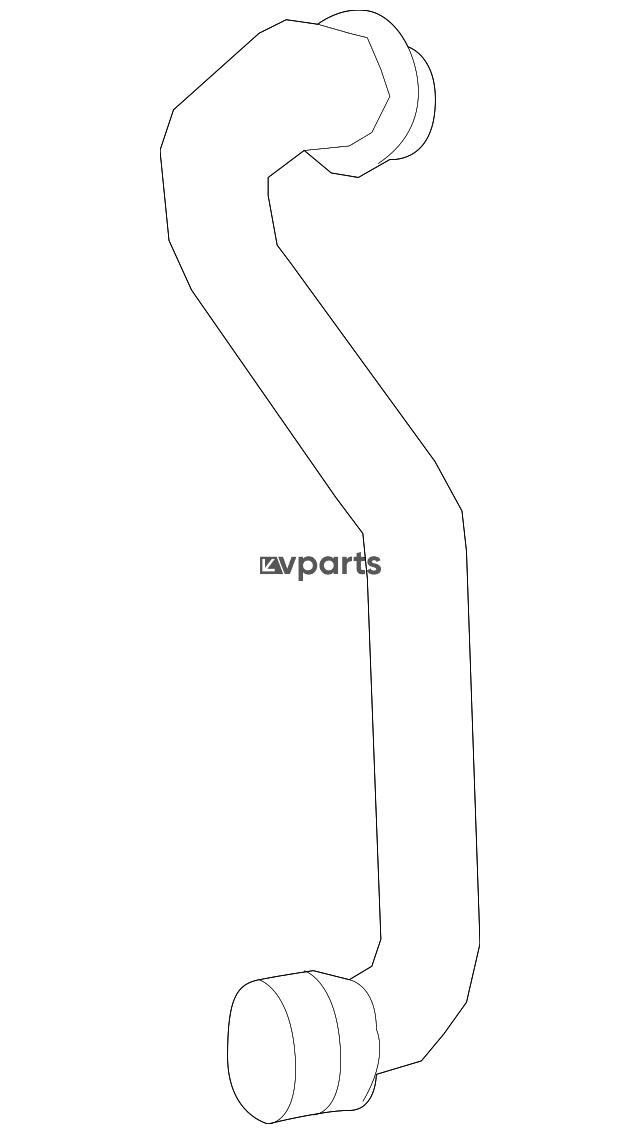Üst Radiator Soyuducu Şlanq  - Mercedes-Benz  X-Class