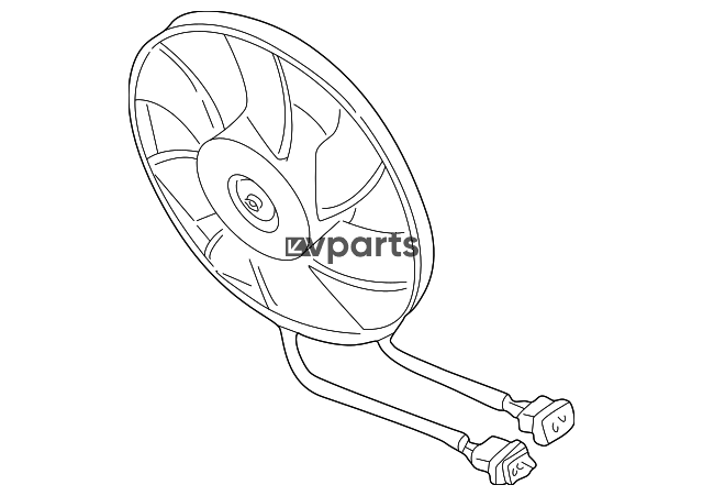Volkswagen Beetle	 - Sağ Mühərrikin Soyuducu Fan Motoru