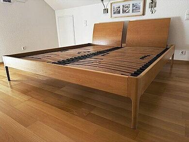 Doppelbett Buche