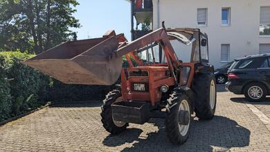 Fiat 500 Spezial mit Frontlader