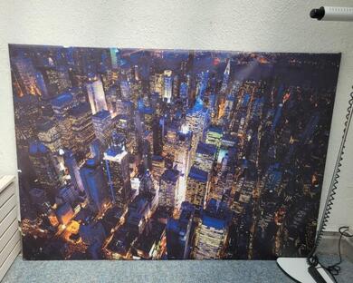 Grosses Leinwaldbild NY , von Ikea