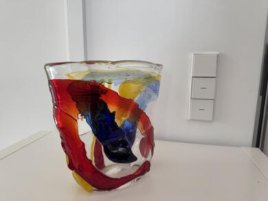 Vase aus Murano-Glas