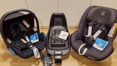 Maxi-Cosi 3in1 Babyschale & Reboarder-Set ab Geburt - 4 Jahre inkl. FamilyFix