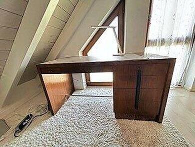 Wunderschner Original Art Deco-Schreibtisch mit kleinen