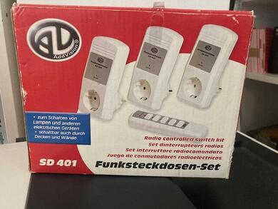 SD 401 3-Funkdsteckdosen-Set
