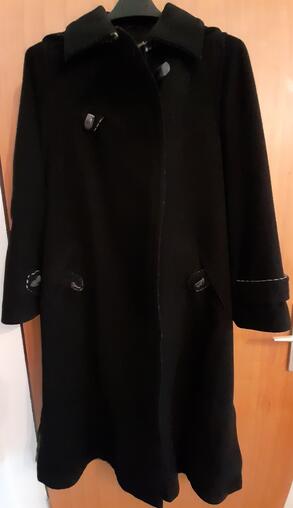 Wintermantel schwarz