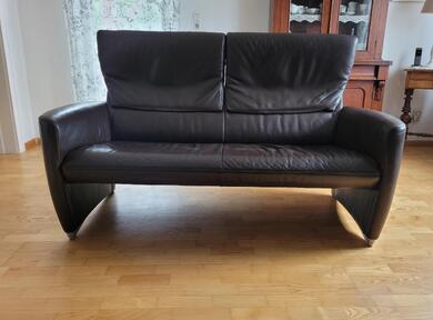 Ledersofa braun