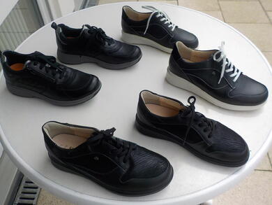 Neue Damenschuhe fr ungleiche Fugren
