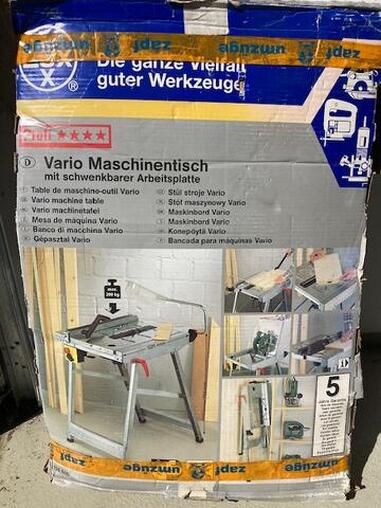 Vario Maschinentisch (Sgen, bohren, frsen)