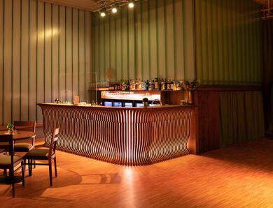 Theke mit LED Beleuchtung