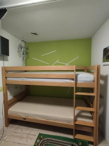 Doppeststockbett Massivholz