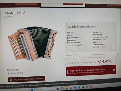 Schmidt Harmonika neu unbespielt