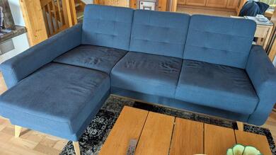 Modernes makelloses Eck-Sofa zu verkaufen