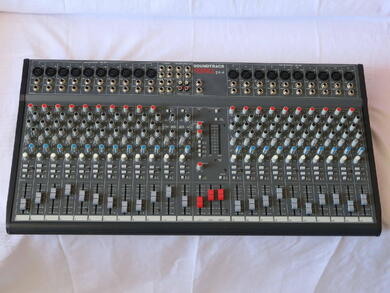 SOUNDTRACS TOPAZ 24-4 Mischpult 24 Kanle 4 Subgruppen + Netzteil * Anleitung - Nichtraucherhaushalt