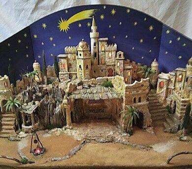 Orientalische Weihnachtskrippe