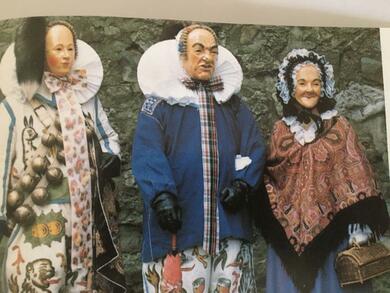 Villinger Fasnet, Villinger Schemen, Masken aus Holz und Hser