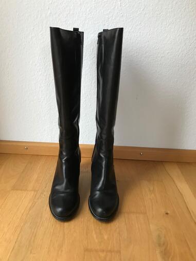 DIVA Lederstiefel schwarz Gr. 38 (5)